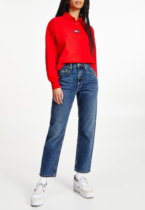 джинсы  от бренда tommy jeans вид слева