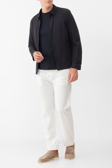 джинсы  из хлопка спереди