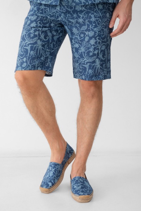 эспадрильи  от бренда kiton вид слева