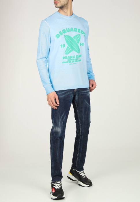 футболка 2 от бренда dsquared вид слева