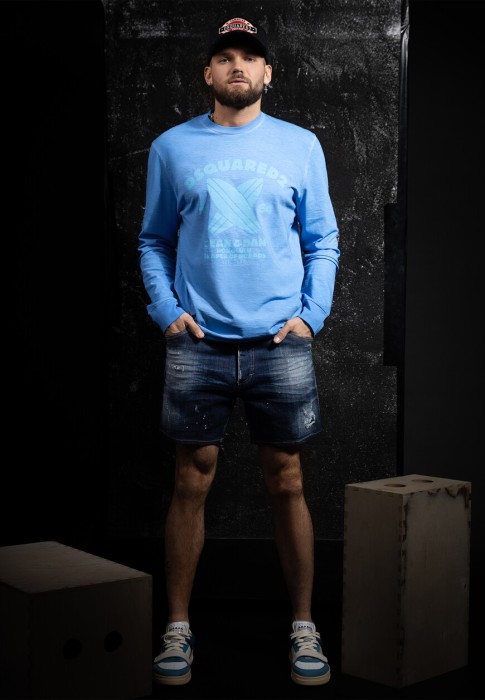 футболка 2 от бренда dsquared вид слева