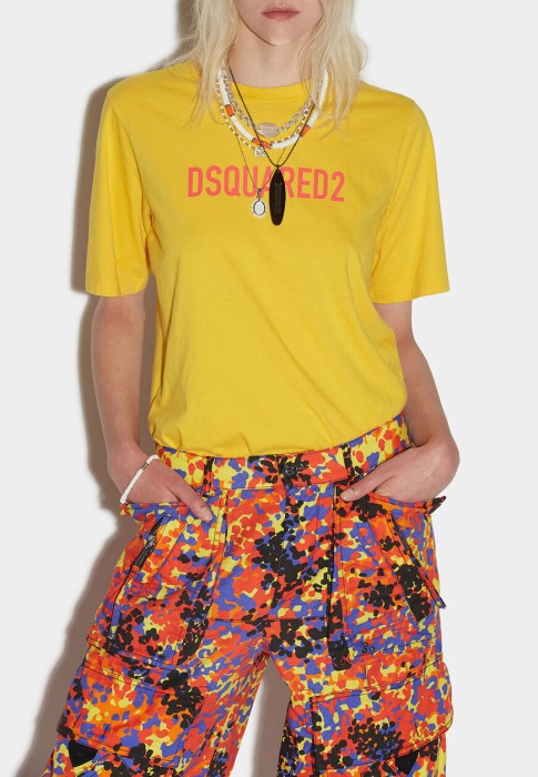 футболка 2 от бренда dsquared вид слева