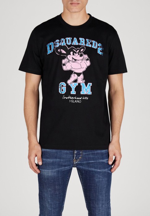 футболка 2 от бренда dsquared вид слева