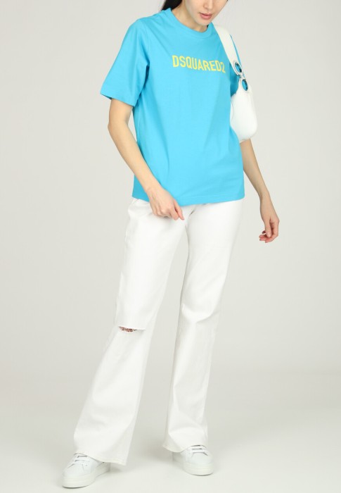 футболка 2 от бренда dsquared вид слева