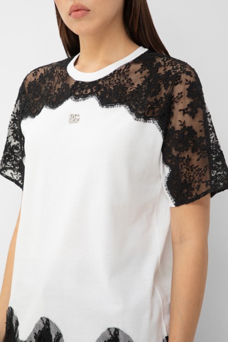 футболка dolce&gabbana модель из коллекции dna из италии вид сбоку