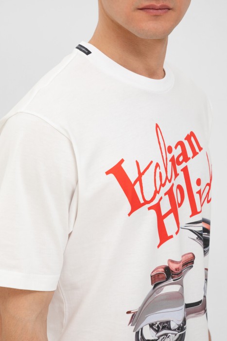 футболка dolce&gabbana модель из коллекции italian holiday из италии вид сбоку