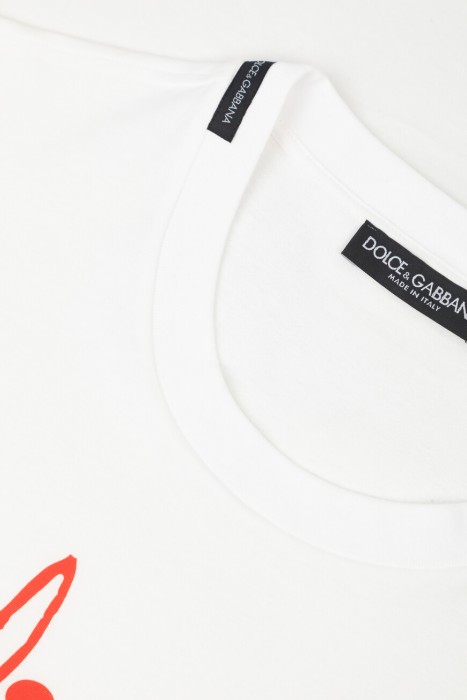 футболка dolce&gabbana модель из коллекции italian holiday из хлопка спереди