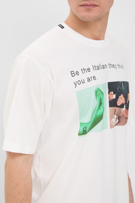 футболка dolce&gabbana модель из коллекции italian holiday из италии вид сбоку