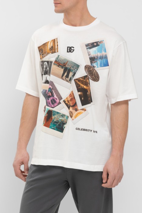 футболка dolce&gabbana модель из коллекции italian holiday G8PN9T G7O4R W0800 фотография