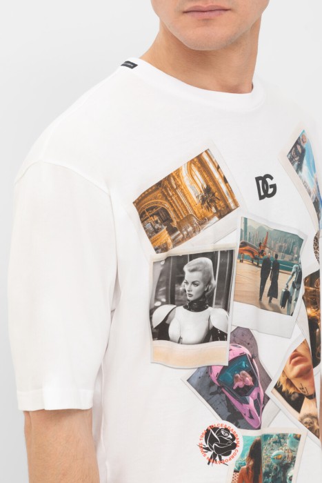 футболка dolce&gabbana модель из коллекции italian holiday из италии вид сбоку