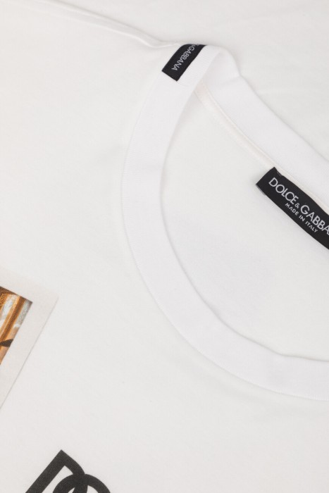 футболка dolce&gabbana модель из коллекции italian holiday из хлопка спереди