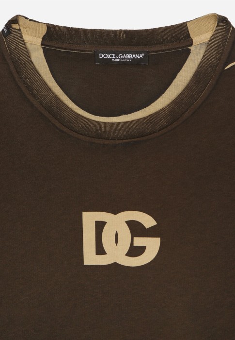 футболка dolce&gabbana из италии вид сбоку