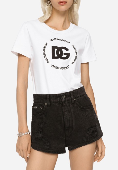 футболка dolce&gabbana из проверенных материалов спереди