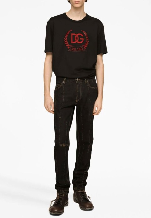 футболка dolce&gabbana из италии вид сбоку