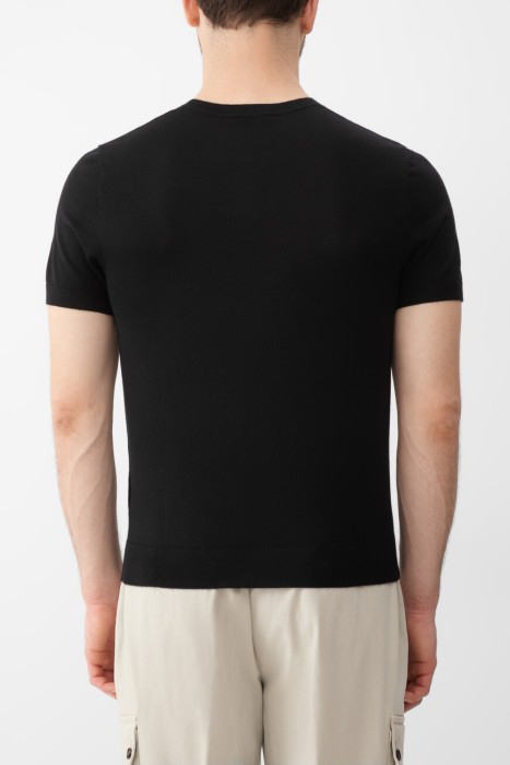 футболка-джемпер  от бренда bardini вид слева