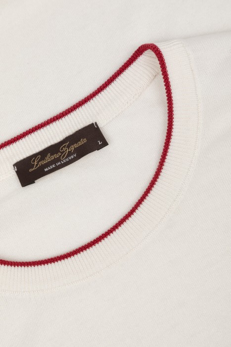 футболка-джемпер  из хлопка спереди