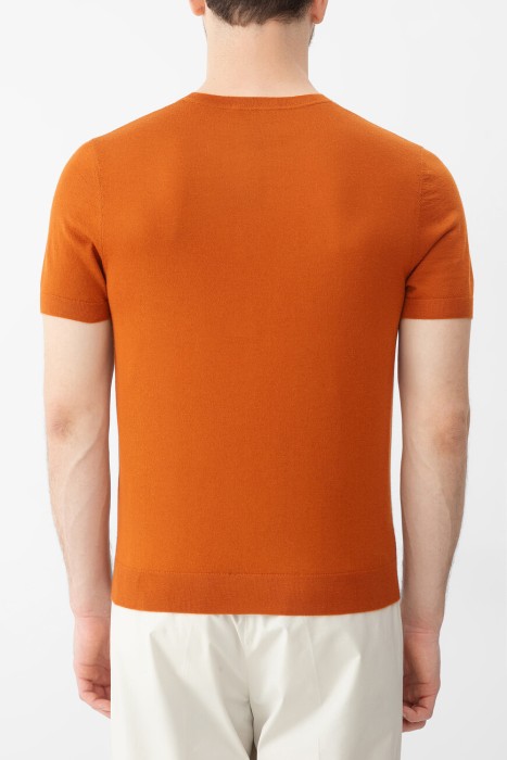 футболка-джемпер  от бренда bardini вид слева