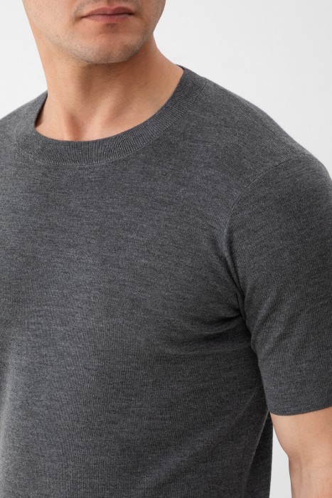 футболка-джемпер  из италии вид сбоку