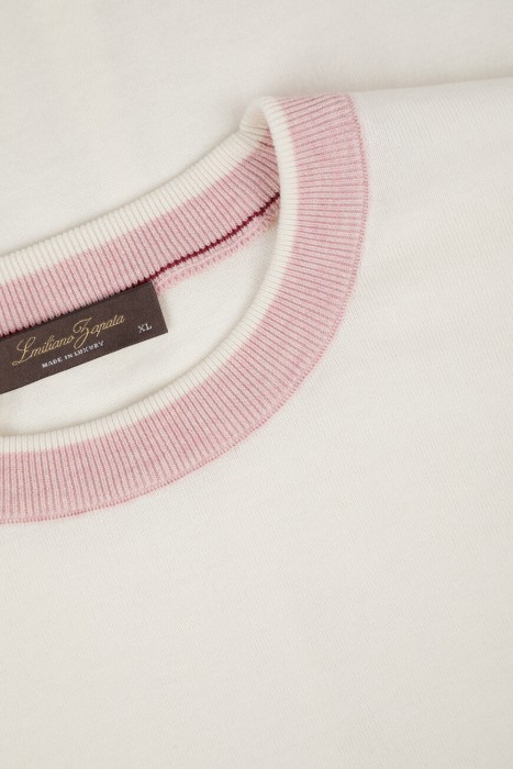 футболка-джемпер  из хлопка спереди