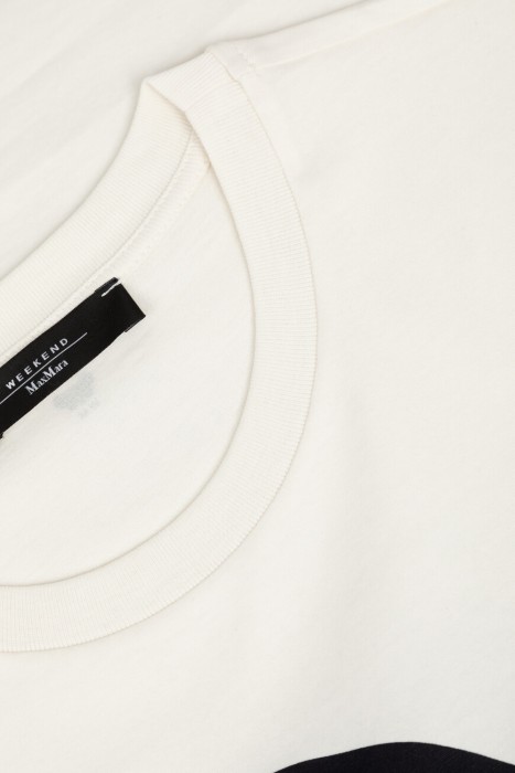 футболка maxmara из хлопка спереди