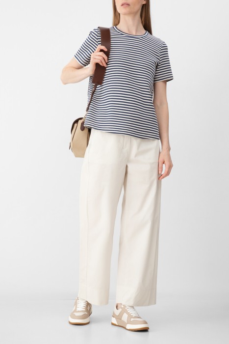 футболка maxmara из хлопка спереди