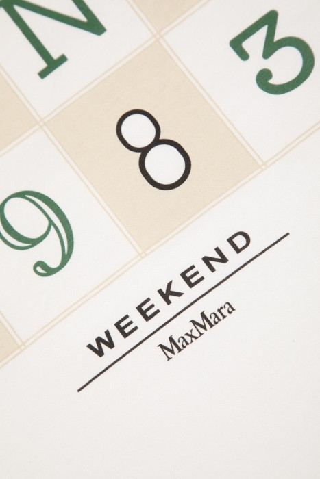 футболка maxmara универсального стиля с лицевой стороны