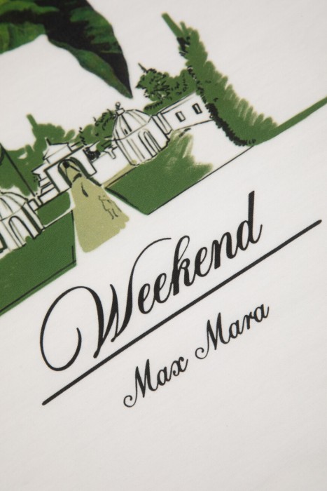 футболка maxmara универсального стиля с лицевой стороны