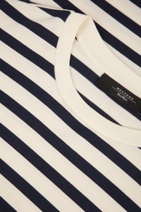 футболка maxmara из хлопка спереди