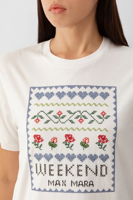 футболка maxmara из италии вид сбоку