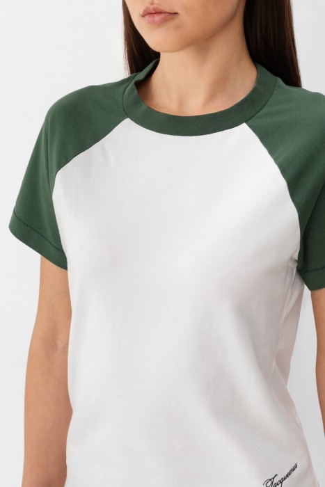 футболка  модель baseball из франции вид сбоку