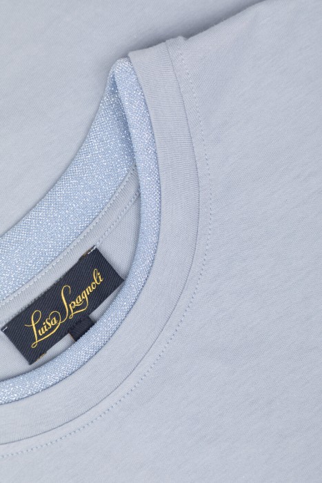 футболка  модель biscottino из хлопка спереди