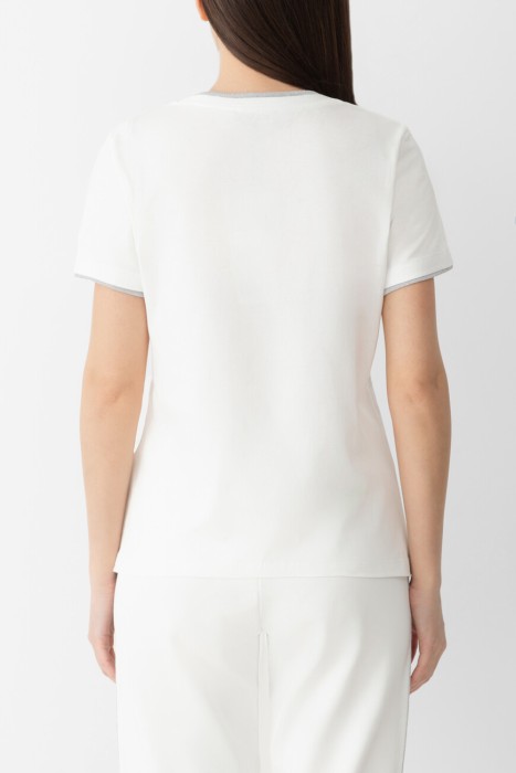 футболка  модель biscottino по цене 9800 руб вид справа