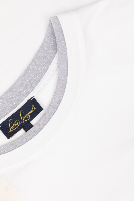 футболка  модель biscottino из хлопка спереди