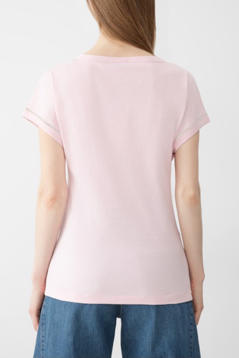 футболка  модель brescello от бренда luisa spagnoli вид слева