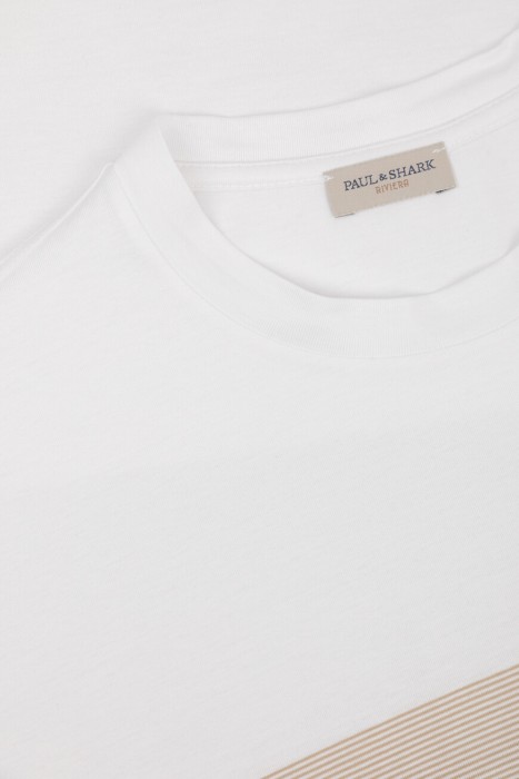 футболка  модель из коллекции riviera hello capri из хлопка спереди