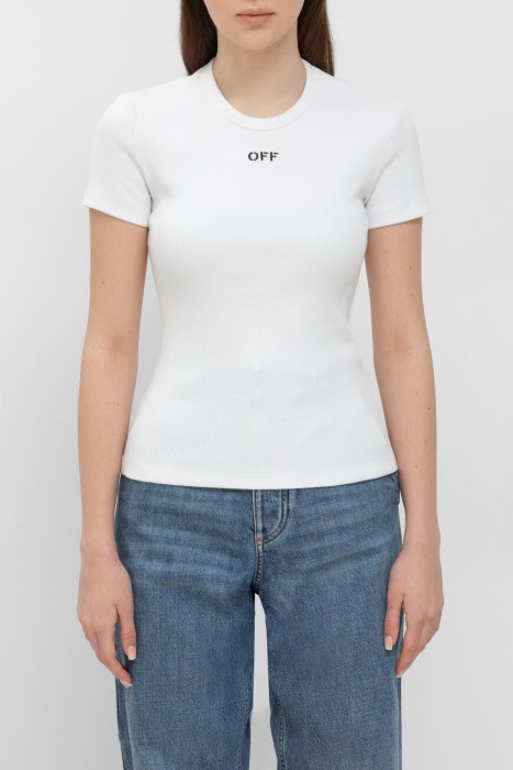 футболка  модель off stamp OWAA065C99JER0050110 фотография