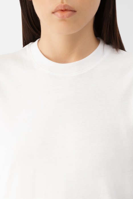 футболка  модель peplum из франции вид сбоку