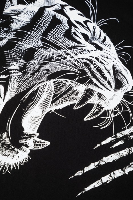 футболка  модель tiger line универсального стиля с лицевой стороны