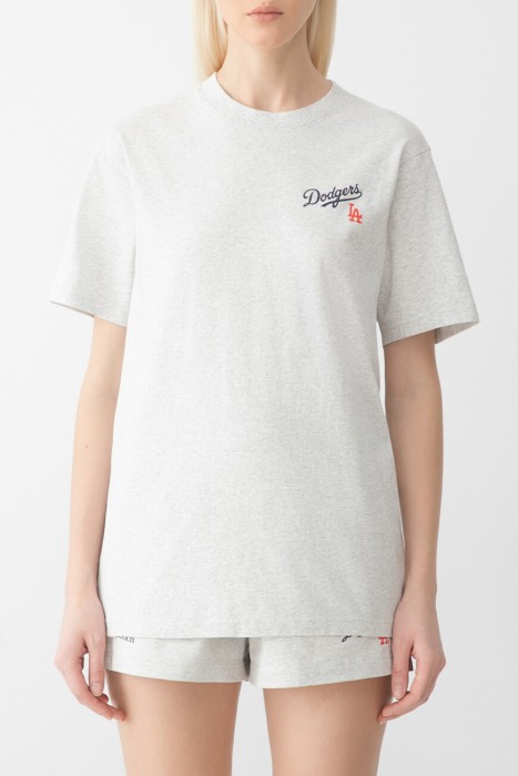 футболка sporty rich модель dodgers serif TO043627666GY03 фотография