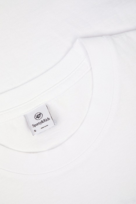 футболка sporty rich модель dodgers serif из хлопка спереди