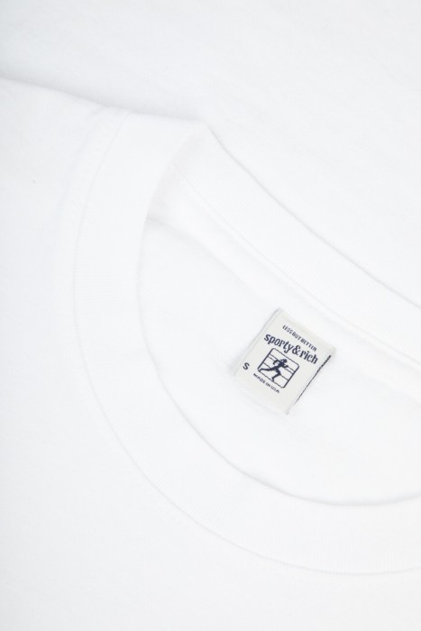 футболка sporty&rich модель ny 94 из хлопка спереди