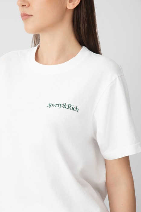 футболка sporty rich из америки вид сбоку