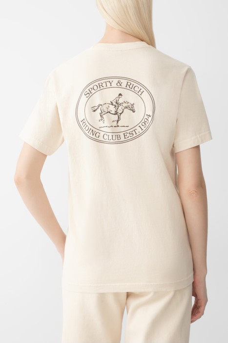 футболка sporty rich от бренда sporty & rich вид слева