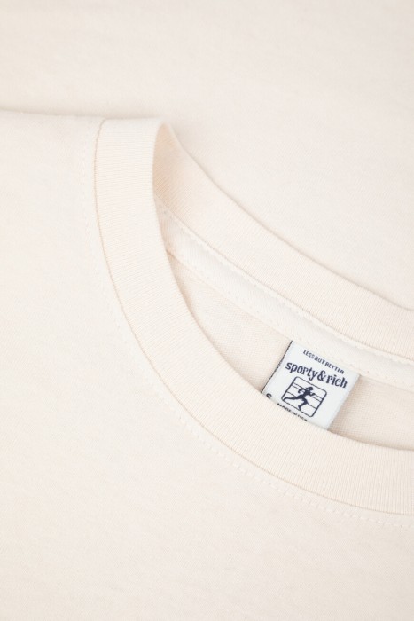 футболка sporty rich из хлопка спереди