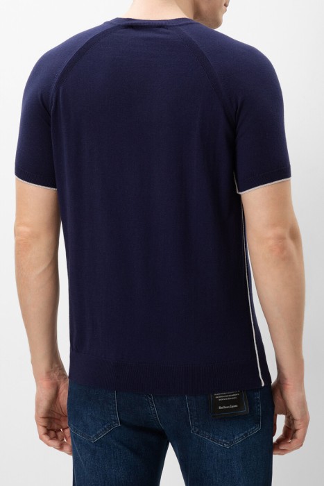 футболка-свитер  от бренда emiliano zapata вид слева