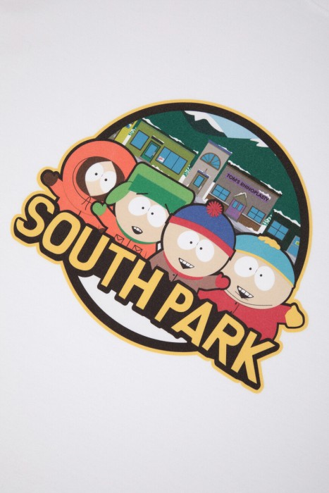 футболка  в коллаборации с south park для взрослого возраста с изнаночной стороны