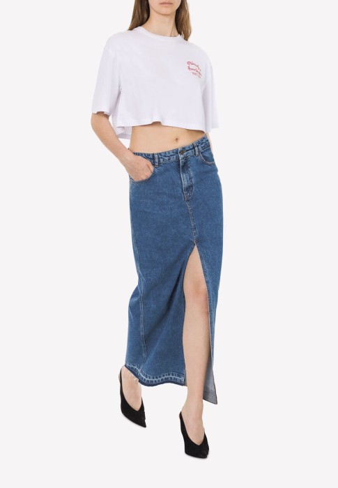 футболка  от бренда philosophy di lorenzo serafini вид слева