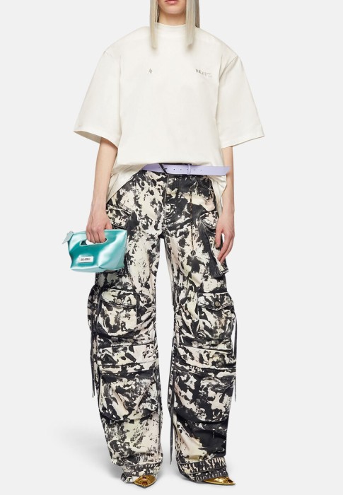 футболка  от бренда the attico вид слева