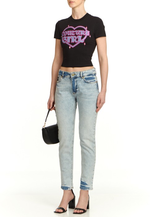 футболка  от бренда versace jeans couture вид слева