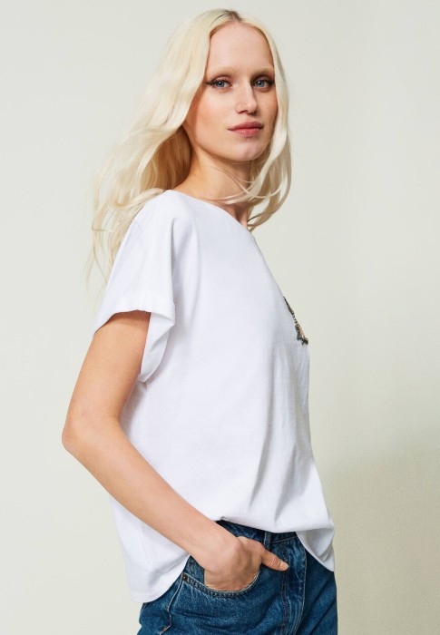 футболка  из италии вид сбоку